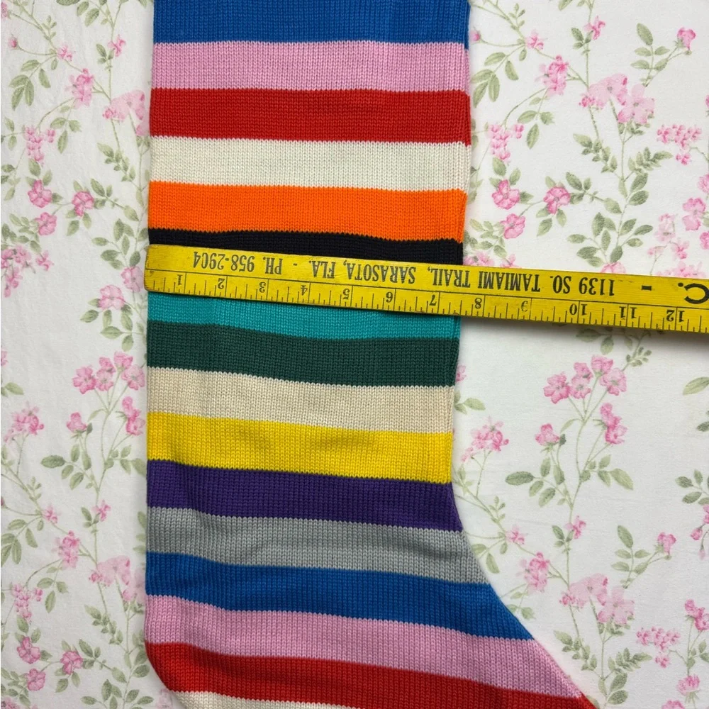 NWT XL LEGO Rainbow‎ Striped Christmas Stocking - Picture 8 of 9